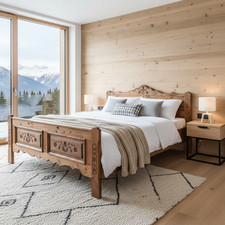 Voglauer Doppelbett Bett Holzbett 2 m Bauernbett Schlafzimmer Landhaus 200 cm