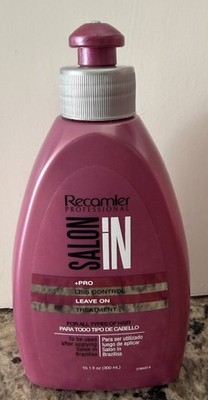Salon In Recamier +Pro Liss Control Leave On Treatment - NEW 10.1fl oz.