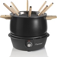 Bestron Elektrisches Fondue Set 8 Personen 8 Gabeln Thermostat 1,5 L