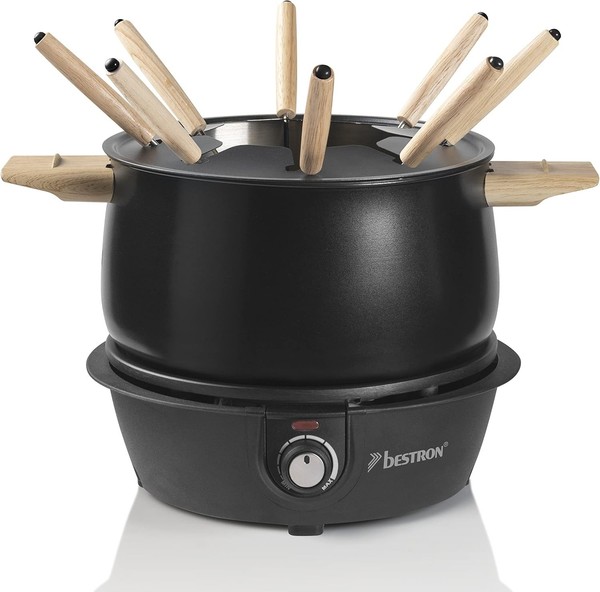 Bestron Elektrisches Fondue Set 8 Personen 8 Gabeln Thermostat 1,5 L-image