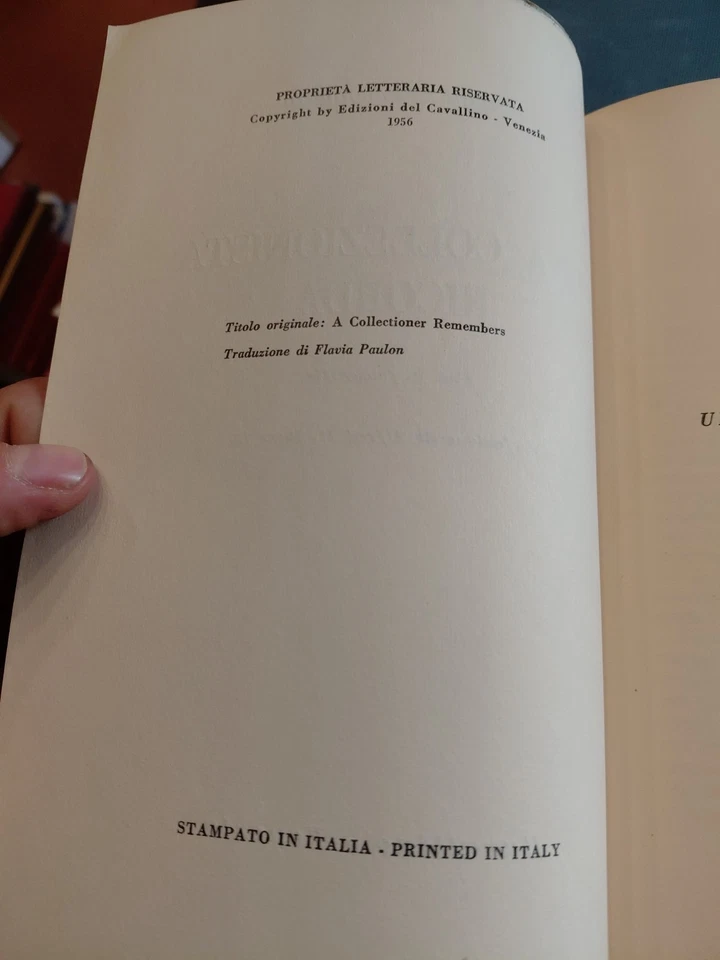 Peggy Guggenheim, Una collezionista ricorda, Edizioni del Cavallino 1956 - Immagine 4 di 4