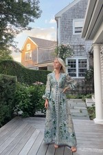 Zimmermann Ottie Plunge Midi Dress Size 2 / AU 12 / US 8