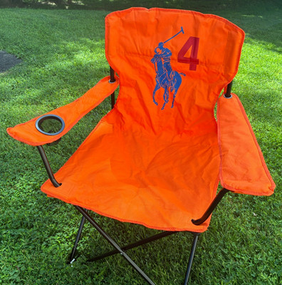 Polo Ralph Lauren - Heavy Duty Camping Chair with Cup Holder - Orange