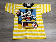 Vintage Disney Mickey  Co. Minnie Unisex Size 5/6 Ringer T-shirt Striped