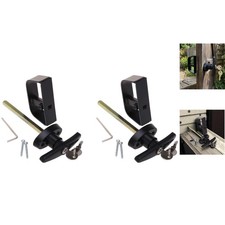 Durable 6" T-Handle Lock with Keyed Alike Keys - Perfect for Outdoor Sheds