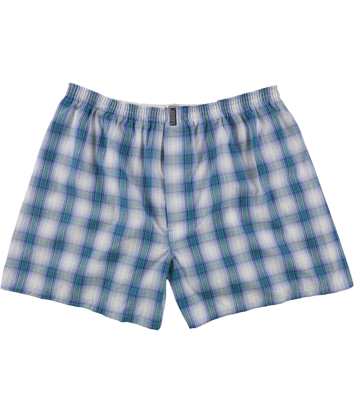 Мужские классические клетчатые трусы-боксеры Jockey синий X-Large 3790₽