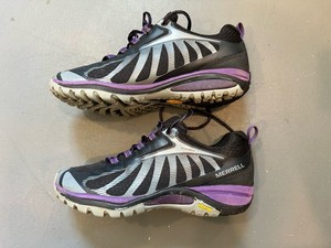 Merrell Siren Edge 3 Womens Trail Running Shoes Size 6.5 Black Purple J35750