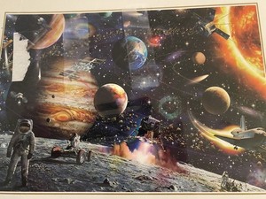 1000 Pc Moon Walk Jigsaw Puzzle  New - FACTORY SEALED BOX