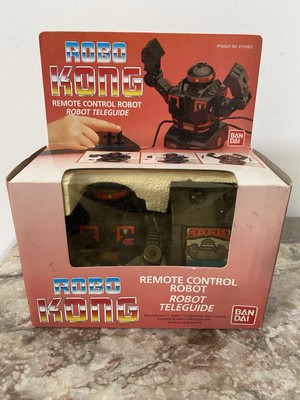 SELTENER FERNGESTEUERTER ROBOTER ROBO KONG NEU IN BOX UNBESPIELT BANDAI 1985!