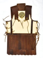 Antico pettorale greco in pelle corazza cuoio greco Linothorax Cuirass larp