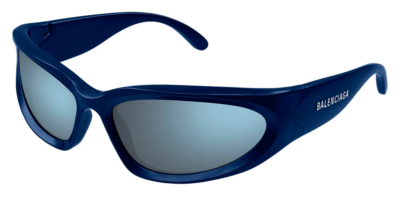 BALENCIAGA ネイビー サングラス Turbo d-frame sunglasses