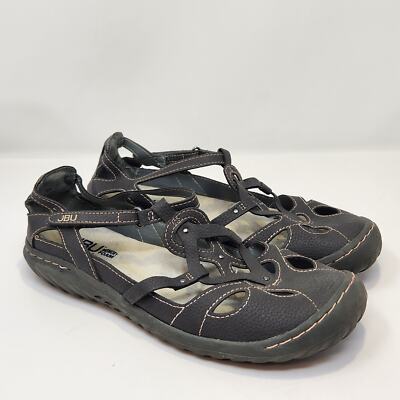 JBU Jambu Womens Sydney Gray Comfort Sandals Size M