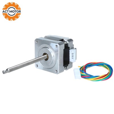DE Stock! Nema16 Linear Stepper Motor 16HSL3404 0.4A 19mm 0.21N.m Schrittmotor
