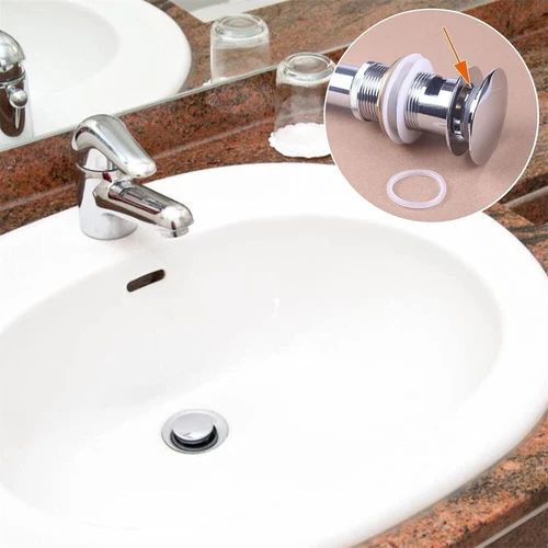Waschbecken Ablauf Waschbecken Stopfen Ring Dichtung Click Clack Bad Pop Up Ersatzdichtung Waschmaschine UK - Bild 12 von 16
