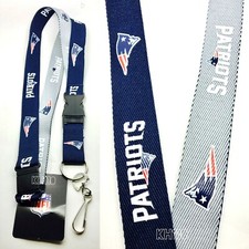 New England Patriots NFL Keychain Lanyard- Two tone Color