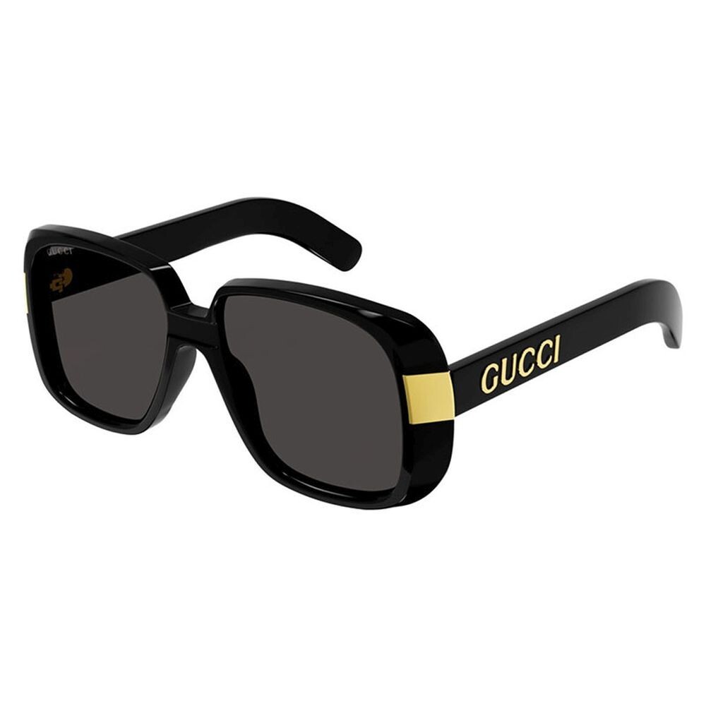 GUCCI サングラス スクエアフレーム グッチ 黒 GG0318S NEW GUCCI SQUARE SUNGLASSES GUCCI GG0318S 005 BLACK GREY
