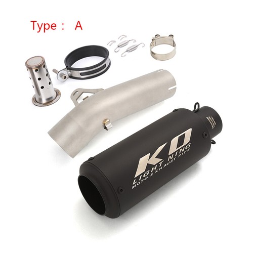 Silenciadores silenciadores de tubo de enlace medio sistema de escape para BMW S1000RR 2015-2016 antideslizantes - Imagen 2 de 12
