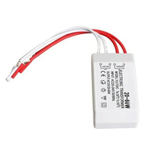 20-60W 220V per AC12V Luce a LED Faretti Elettronico Trasformatore Adattatore - Imagen 2 de 4