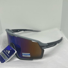 Arctic Blue Sports Sunglasses UV400 Protection Wrap Shield Frame