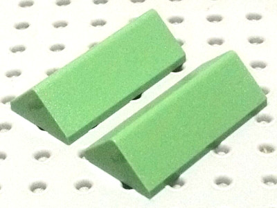 Lego Schräge 45° doppelt 2x4, oben [3041] sandgrün x2