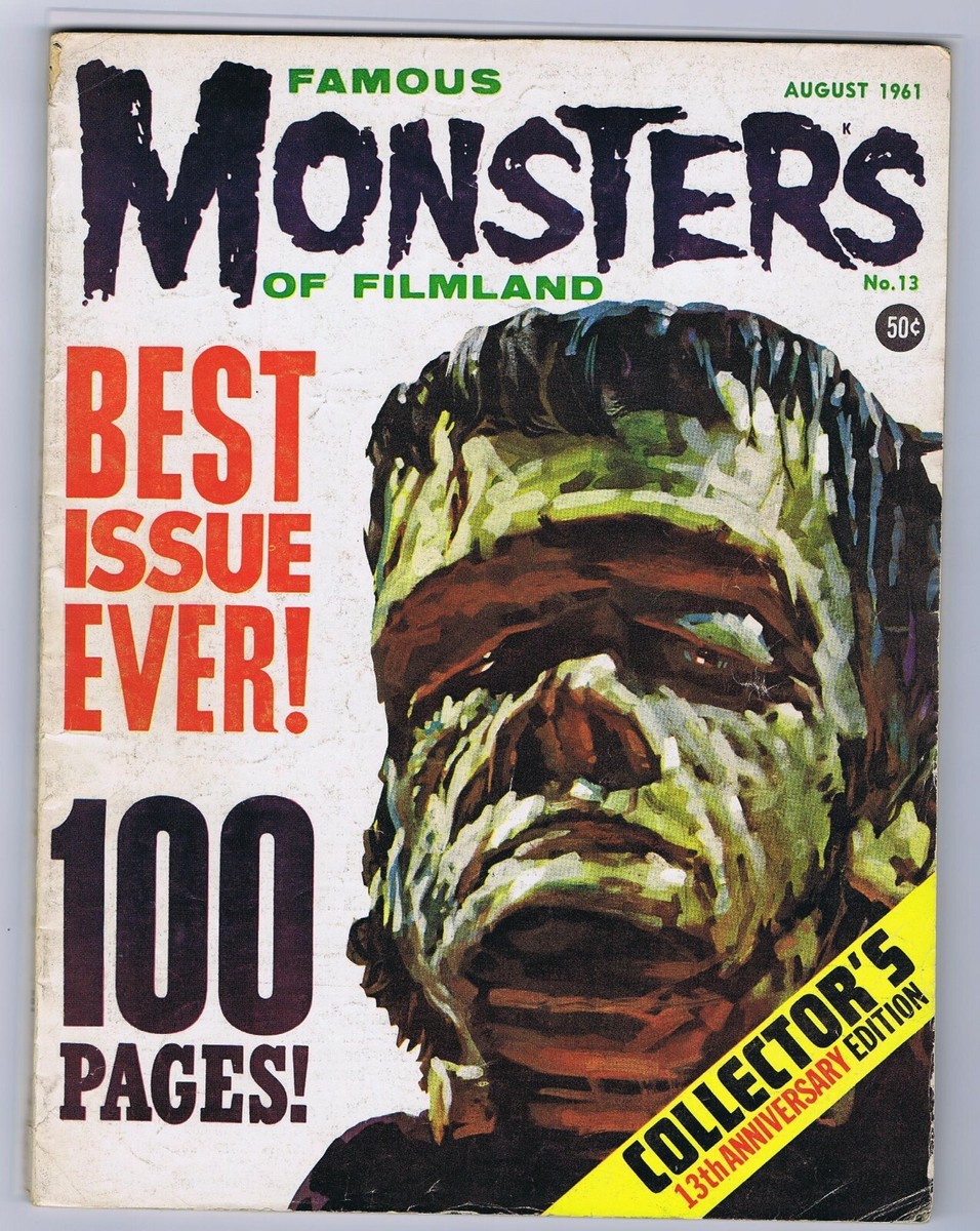 フランケンシュタイン　Famous Monsters 1961 FAMOUS MONSTERS OF FILMLAND # 13 3.5 4.0 FRANKENSTEIN CL | eBay