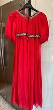 Vintage Union Made GMC Lingerie Nightgown Dressing Gown Robe Peignoir Set M L
