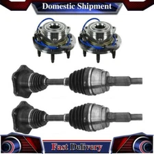 Front CV Axle Shaft Wheel Bearing and Hub Assembly For Chevrolet Avalanche 1500