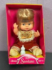 Uneeda Little Baby Sweetums Drinks Wets Vintage Doll Complete 1974 Read New