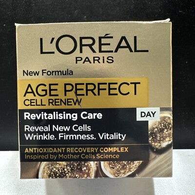 L'Oreal Paris Age Perfect Cell Renew Day Cream 1.69 floz.(50ml) Reveal New Cells