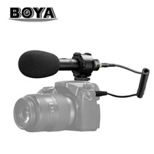 BOYA BY-PVM50 Stereo Condenser Microphone w/ Shock Mount fr DSLR Camcorder Phone