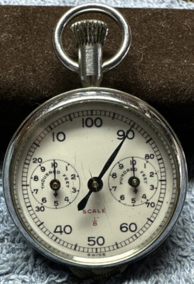 Swiss Keuffel & Esser Co 1/8Scale Map Measurer Compass WORKS!
