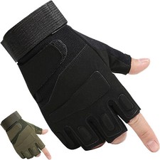 Fingerless Tactical Gloves Military Half Finger Airsoft Shooting Hunting Gloves