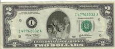Golden Girls with 5x7 plaque  $2 Dollar Bill Mint! Rare!