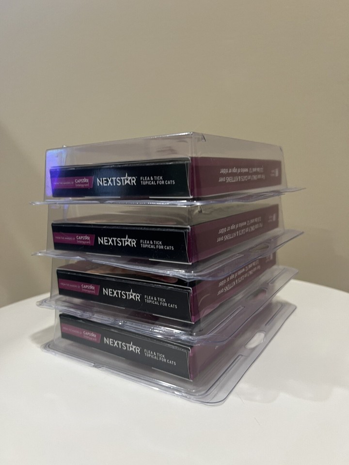 Nexstar Flea & Tick Topical for Cats over 3.5 lbs Fast Acting 12 Month