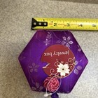 Purple With Flowers Asian Jewelry Box Small — photo 6