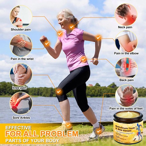 Bee Venom Joint Therapy Cream Joint & Bone Cream For Men Women Treatment 60g - Photo 8/17