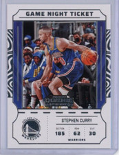 2022-23 Contenders Game Night Ticket #5 Stephen Curry - Warriors - MINT