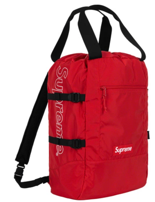 Sac fourre tout suprême sac à dos en main SS2019 boîte rouge logo Cordura 18L LIVRAISON GRATUITE