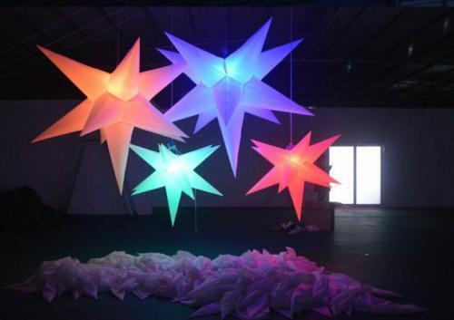 1.5m Led Inflatable Star Party Decor has light Inflatable Decoration Wedding - Picture 1 of 4