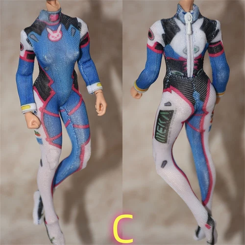 1/12 weibliche Strumpfhosen Kampf Overall Body Kleidung Passform 6" TBL PH Actionfigur - Bild 21 von 40