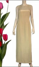 ⭐TEENA VERIGOS SIZE S GOLD LONG GOWN SEQUINS DETAIL