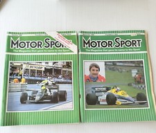 Vintage UK Motor Sport Magazine 2 Consecutive Monthly Vols Oct & Nov 1985