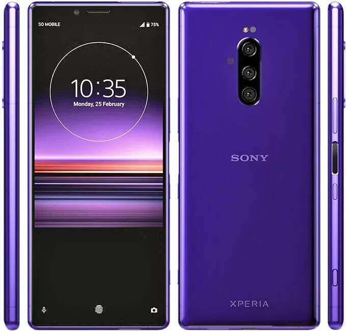 Sony Xperia 1 パープル Sony Xperia 1 XZ4 64GB 6GB RAM, 128GB 6GB RAM Single SIM