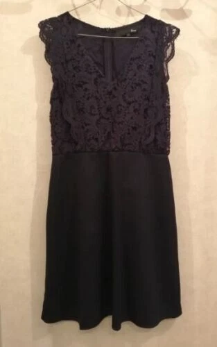 Etam robe noire clearance dentelle