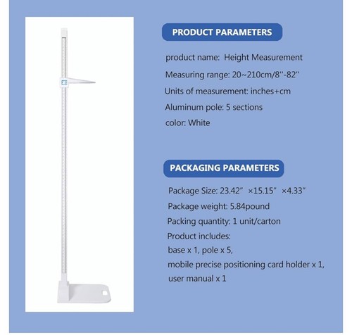 Portable Floor Standing Height Measuring Rod Polishing Height Measurement New - Picture 3 of 4