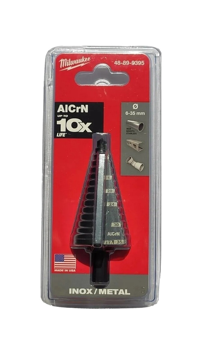 MILWAUKEE Cobalt Step Drill Bit 6-35mm (AlCrN) - MILWAUKEE