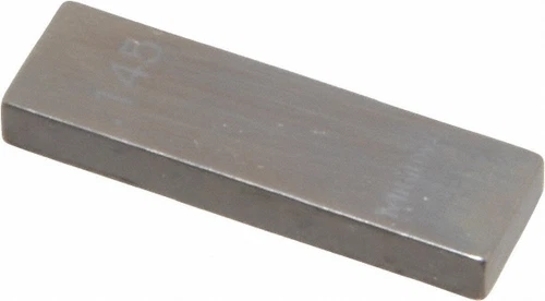 Mitutoyo 0.145" Rectangular Steel Gage Block Accuracy Grade 0, Includes Certi...