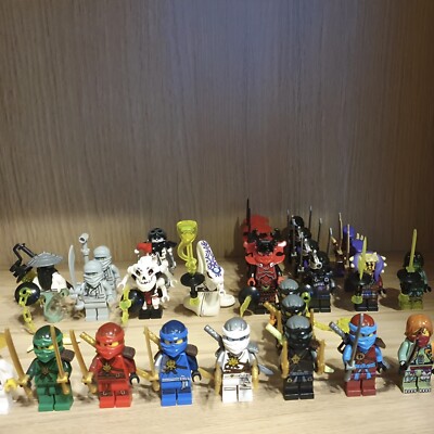 Lego Ninjago Minifigs 5 Wu Jay Cole Nya Ninjago Killow Minfigure Samukai Mystery