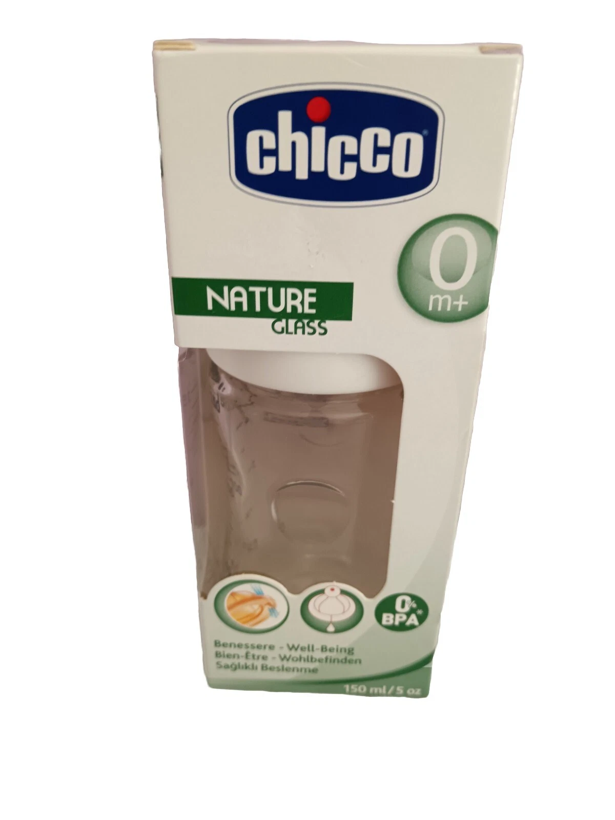 Nature Glass Wellness Glass Bean Bottle 150ml
