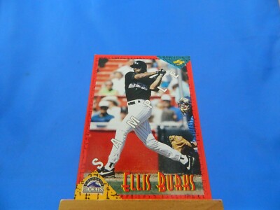 Ellis Burks Score 1994 Sample Promo Promotional Card